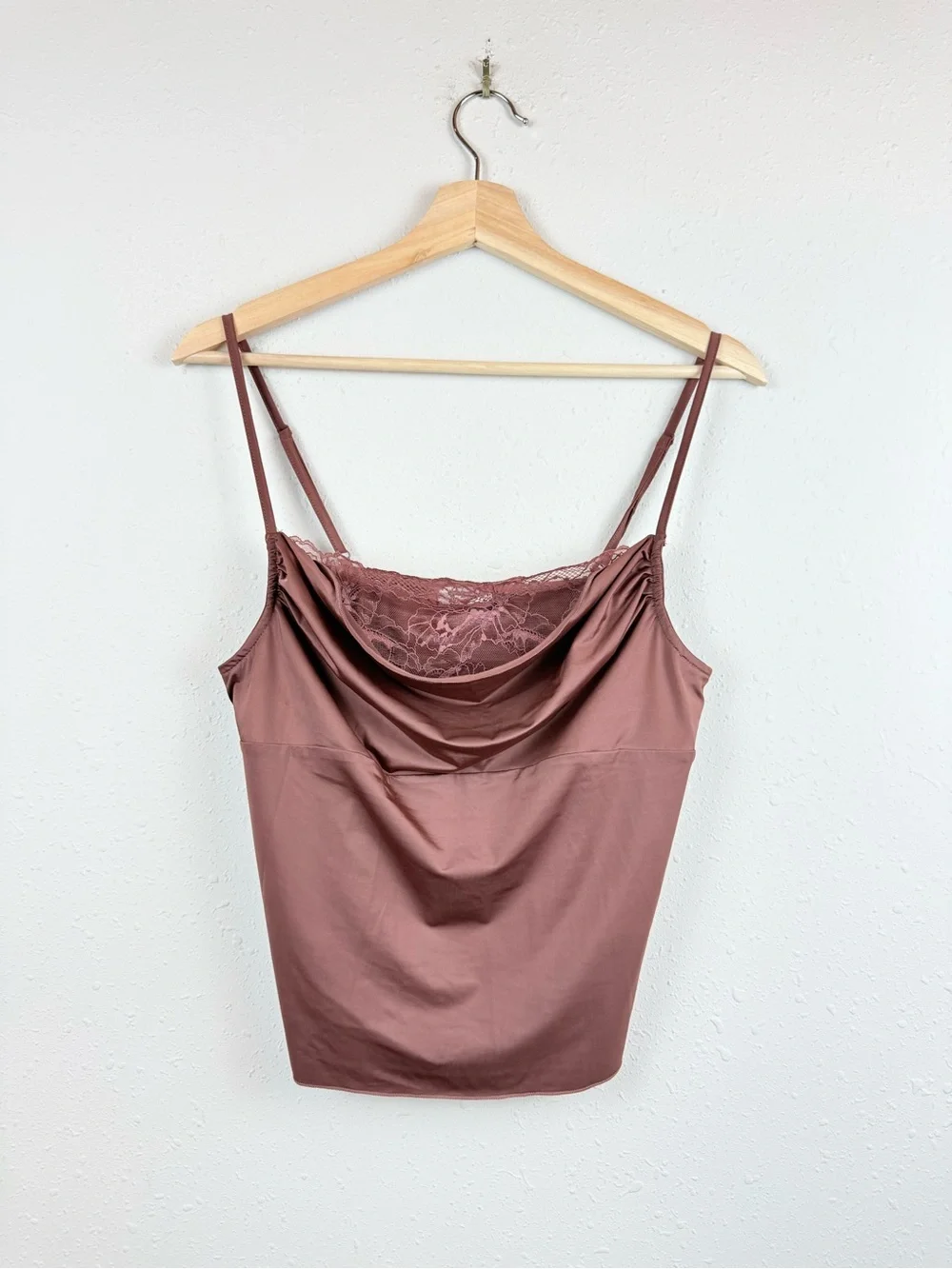 Free People Sophie Lace Trim Cinnamon Stick Cami Top Sz Medium NWT